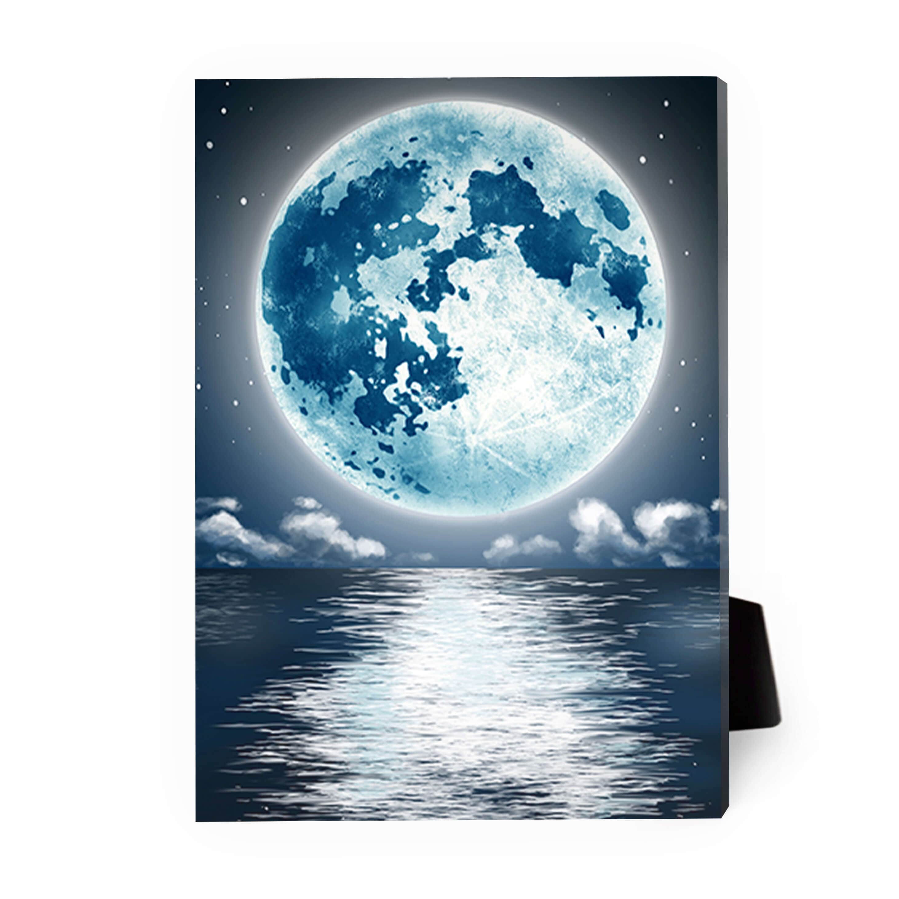 White Moon Desktop Canvas product thumbnail