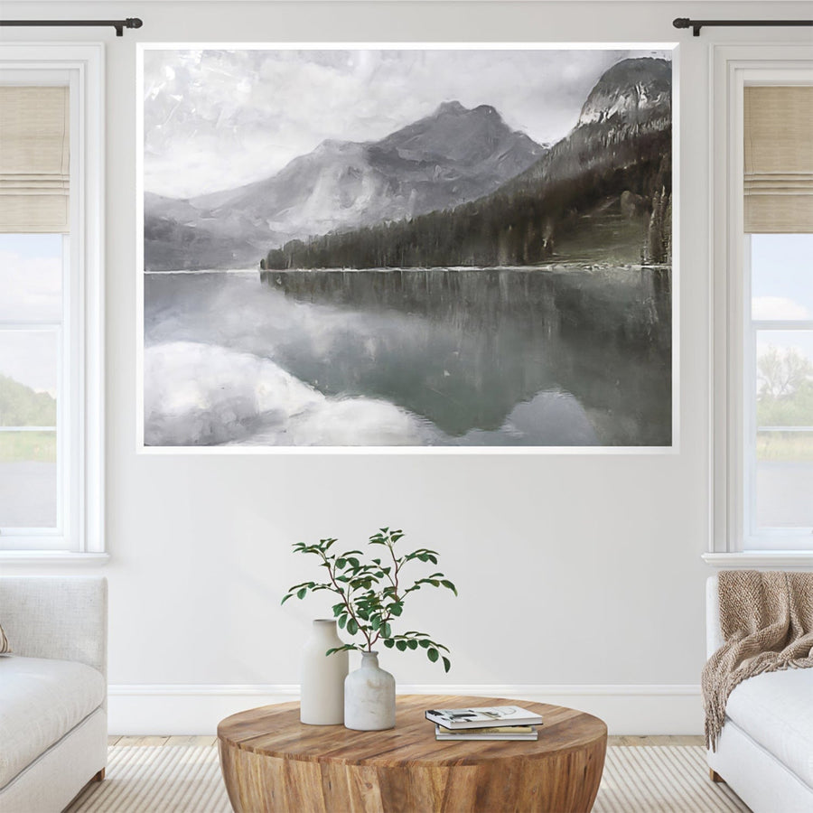 Wild Mountains Canvas Art Clock Canvas