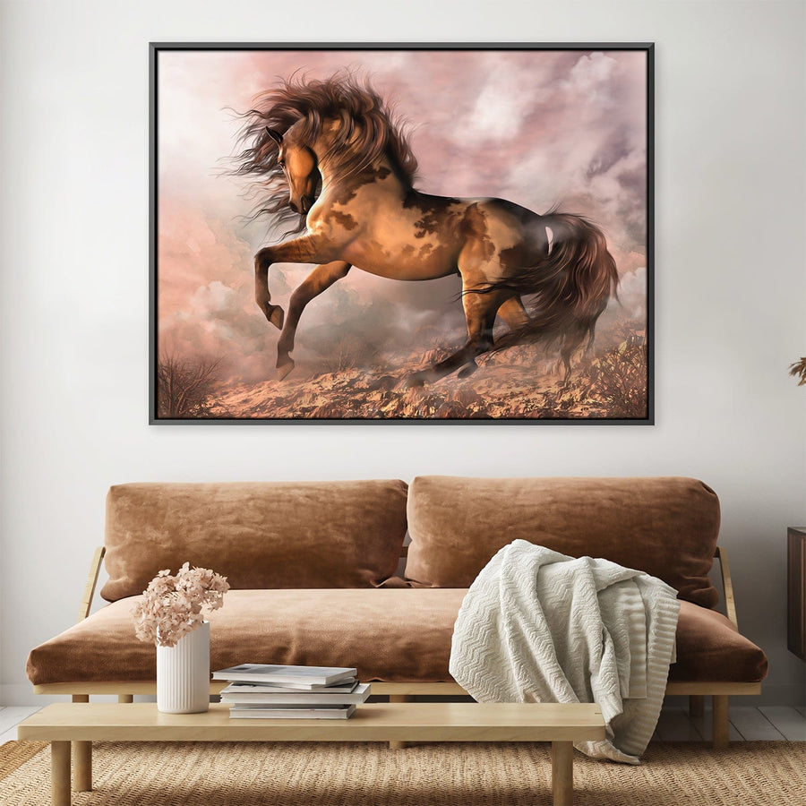 Wild Spirit Canvas Art Clock Canvas
