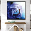 Wings of the Flower Canvas Art Clock Canvas
