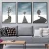 Winter Forest Canvas Art Clock Canvas