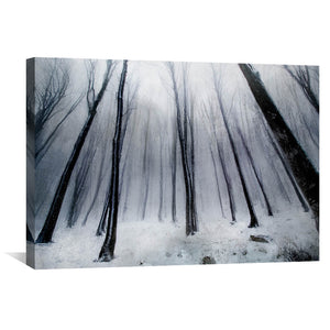 Winter Heights Canvas Art 45 x 30cm / Unframed Canvas Print Clock Canvas