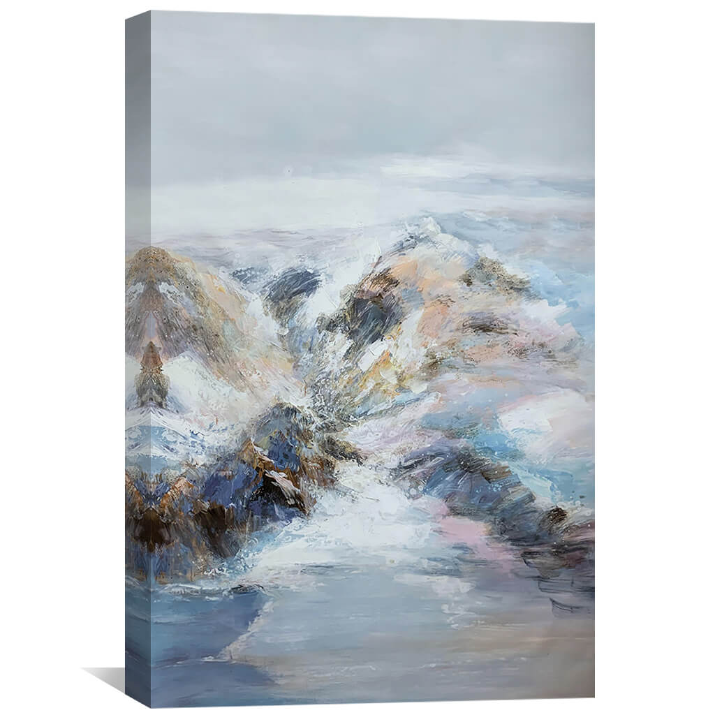 Winter Mountains Oil Painting product thumbnail