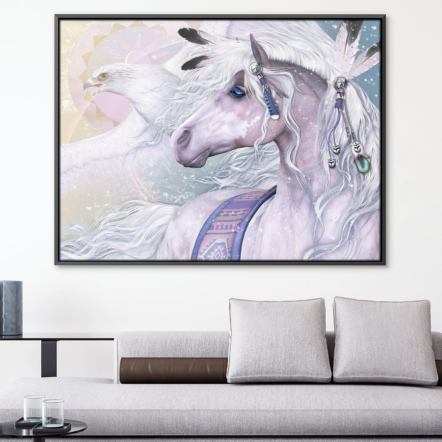 Winter Solstice Canvas Art Clock Canvas
