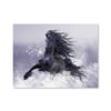 Winter Thunder Canvas Art Clock Canvas