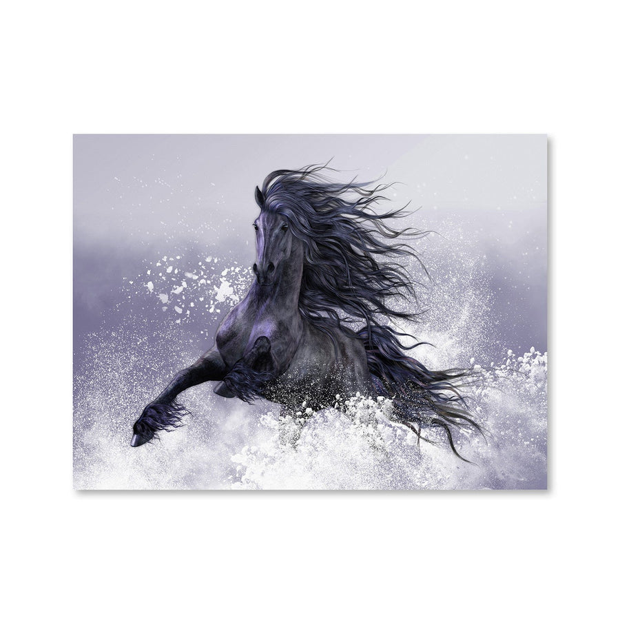 Winter Thunder Canvas Art Clock Canvas