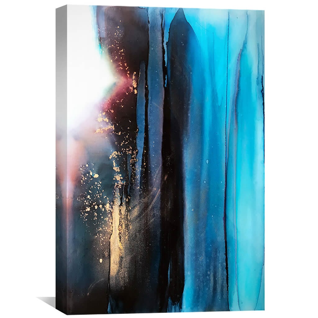 Wishing Well Canvas Art 30 x 45cm / Unframed Canvas Print Clock Canvas