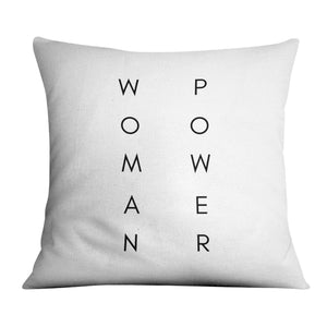 Woman Power Cushion Cushion 45 x 45cm Clock Canvas