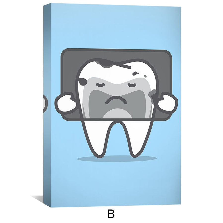 Xray Tooth Canvas Art Clock Canvas