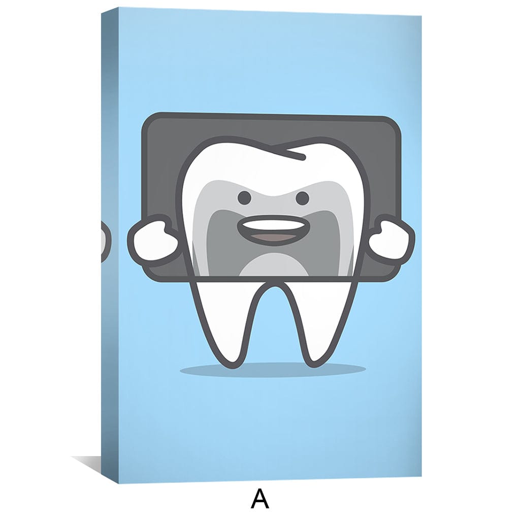 Xray Tooth Canvas Art Clock Canvas