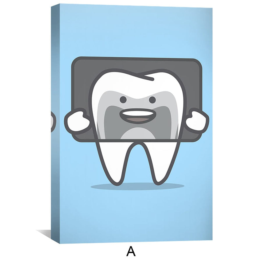 Xray Tooth Canvas Art Clock Canvas