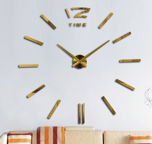 Yalta Gold Clock Canvas