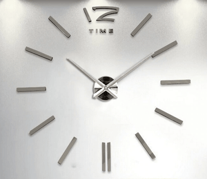 Yalta Silver Clock Canvas