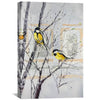 Yellow Companions Oil Painting Oil Clock Canvas