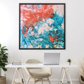Your Embrace Canvas Art 30 x 30cm / Unframed Canvas Print Clock Canvas