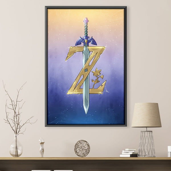 Zelda  Single Canvas Art Clock Canvas